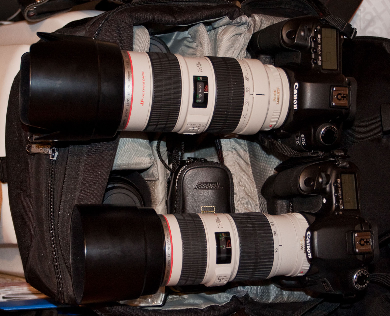 Canon EF 70-200 2,8 L IS USM und Canon EF 70-200 4 L IS USM inkl. GeLis